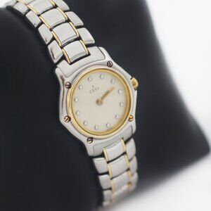 EBEL 18k Gold Bezel Mother Of Pearl Watch EBEL